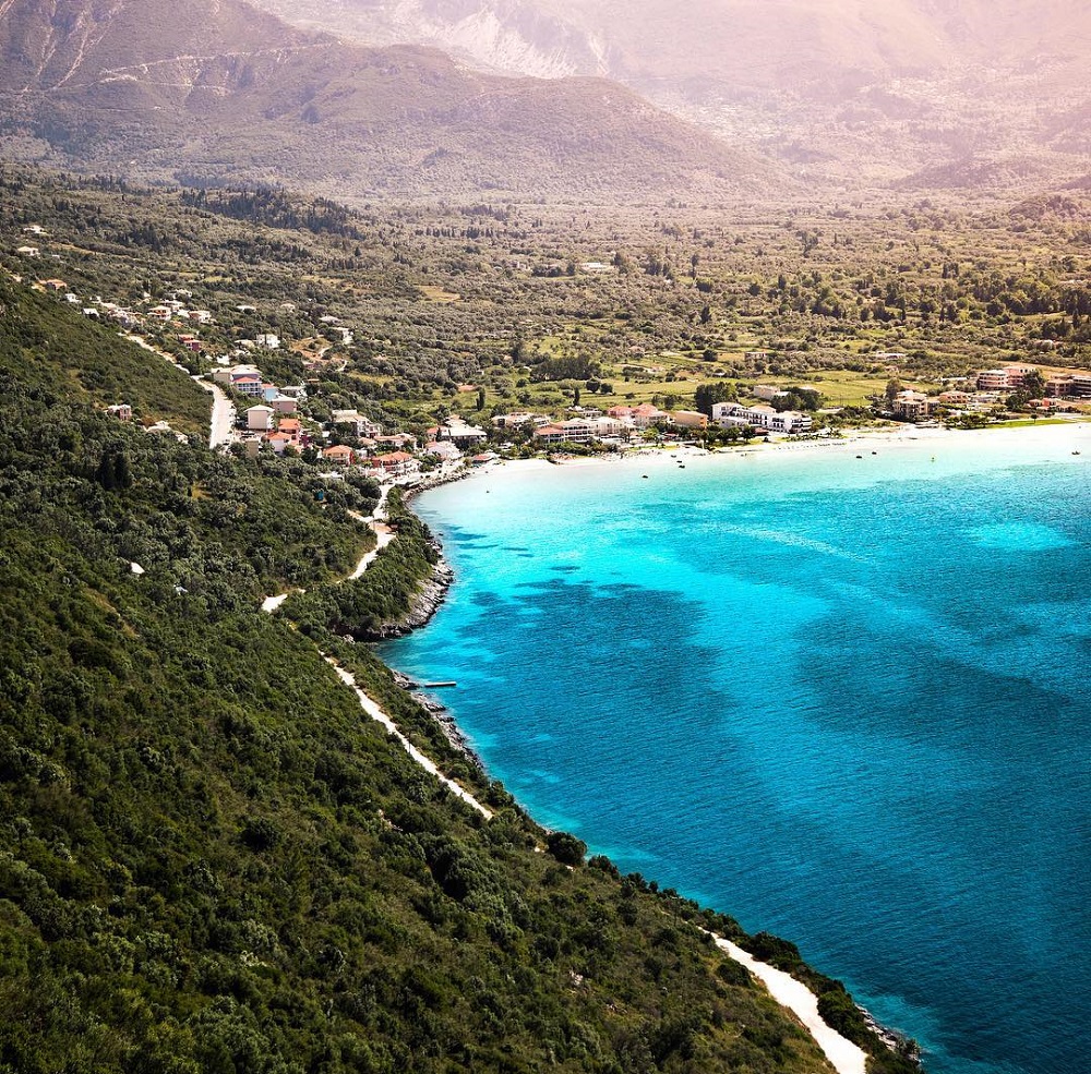 Vasiliki, the Mecca for windsurf enthusiasts and the perfect place to be based for a weekend of adventures. Photo: Charlie Jones
