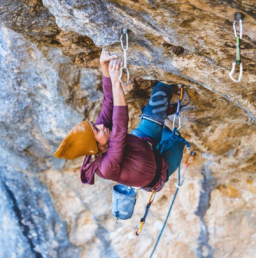 "Climbing has given me confidence, courage and above all, the ability to fill my mind with nothing but the task in front of me.”
