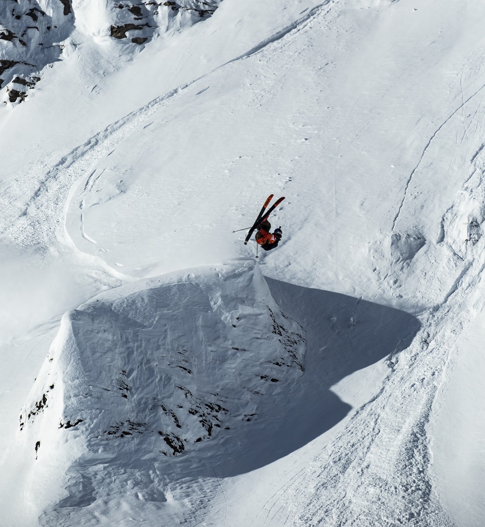Craig Murray steps up the game with a foot perfect run to take the win in the ski men Photo: D.Daher