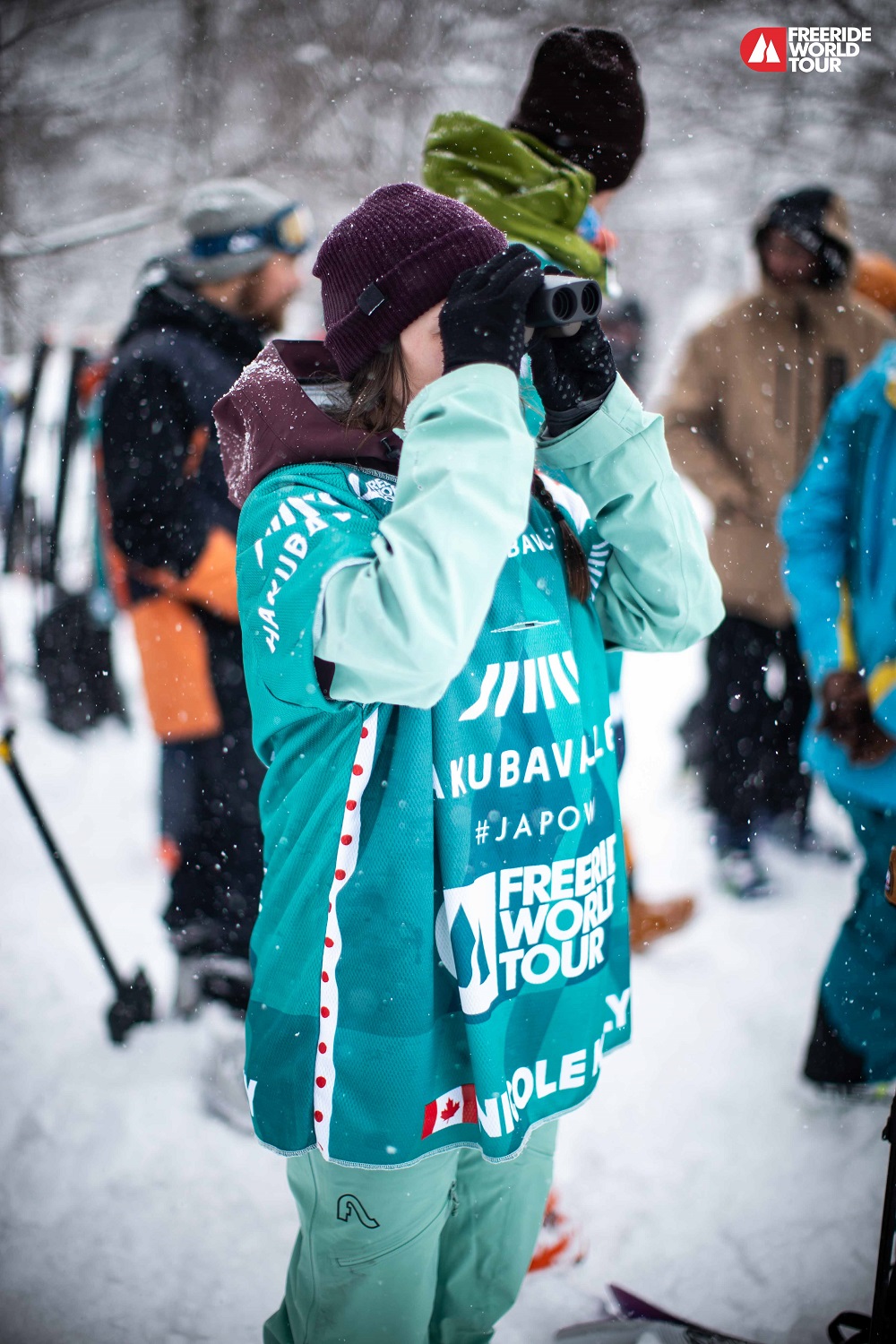 SunGod Ambassador, Niki Kelly checks out the face ahead of her run