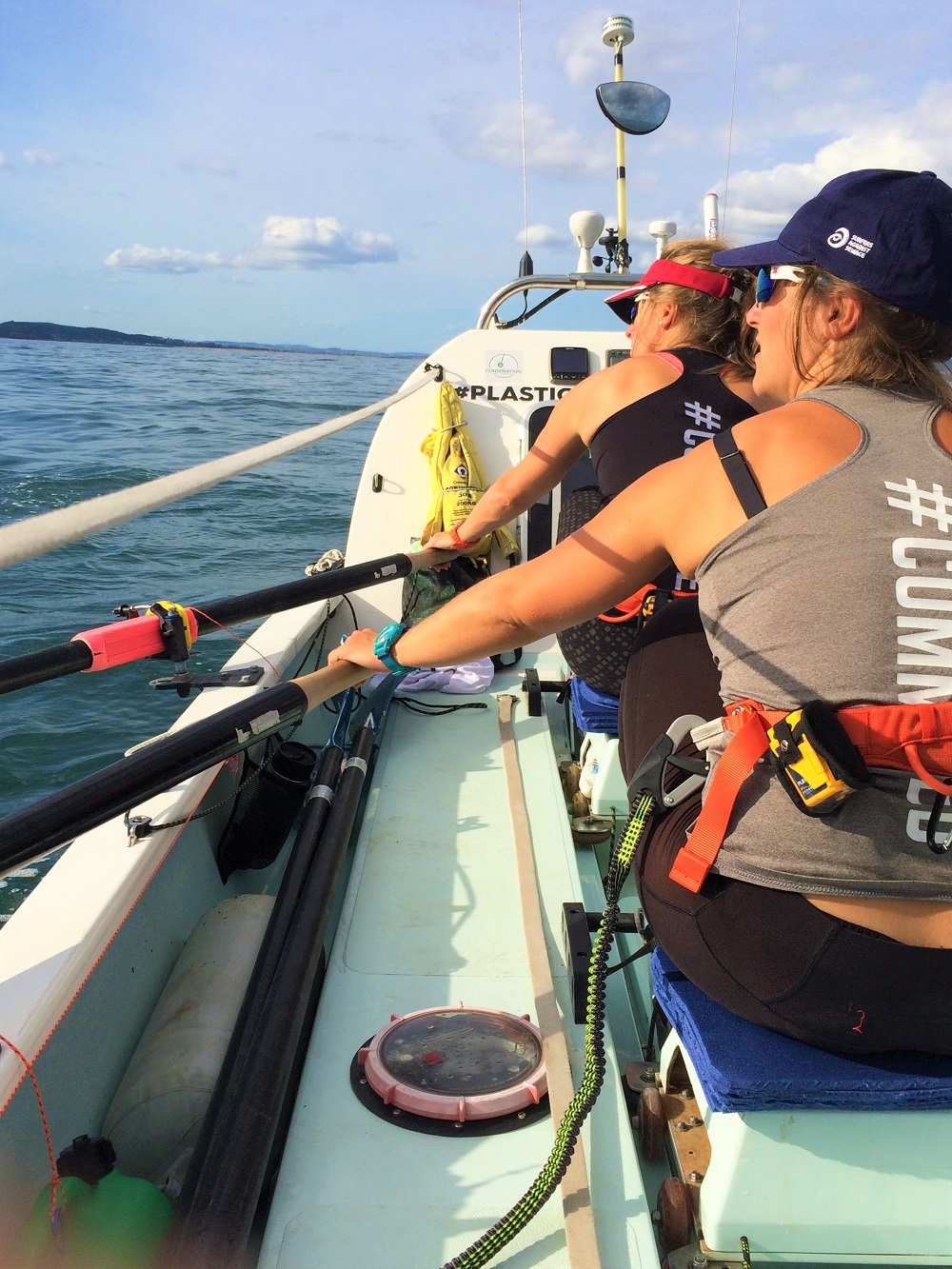 "Luckily our jobs have been supportive but we’ve all sacrificed a lot to get to this point." Photo: Row For The Ocean