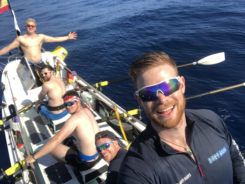 All smiles for the Nauti Buoys as they make their final preparations  Photo: The Nauti Buoys