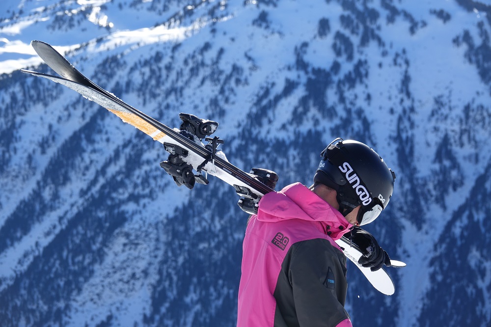 Alvaro is living the dream, coaching kids to freeride all winter. .