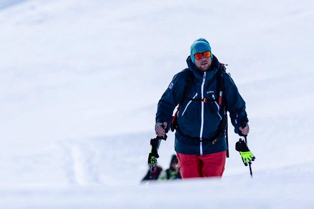 "I wouldn't change it for the world!" Tim Blake is an adventurer by day and ski technician by night.