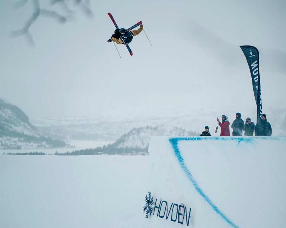 Eirik locks in that blunt during his run at the FIS World Cup Event in Hovden Photo: Kristian Vereide
