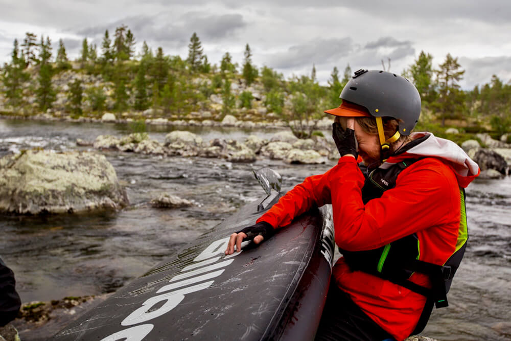 Far stretches of rapids starting to take its toll Photo: Jay Dike