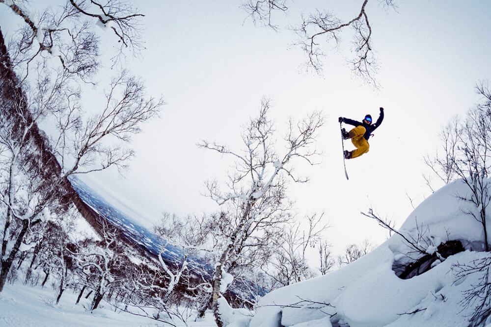 After prepping this pillow it was time to send it with a front 360 tail grab! Photo: Simon Rainer