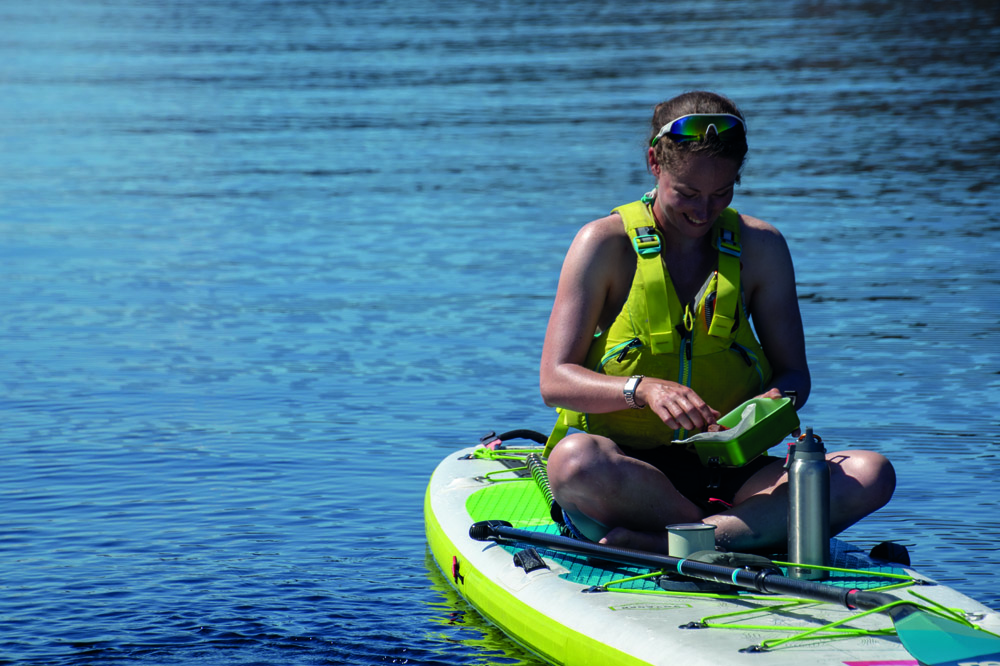 Lunch break on the water at Loch Ness Photo: Liam Morrell