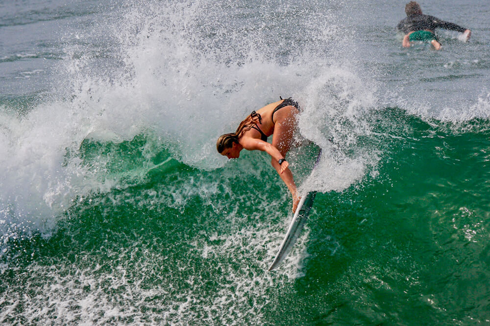 The reef breaks were so much fun we spent as much time in the water as our bodies would allow.