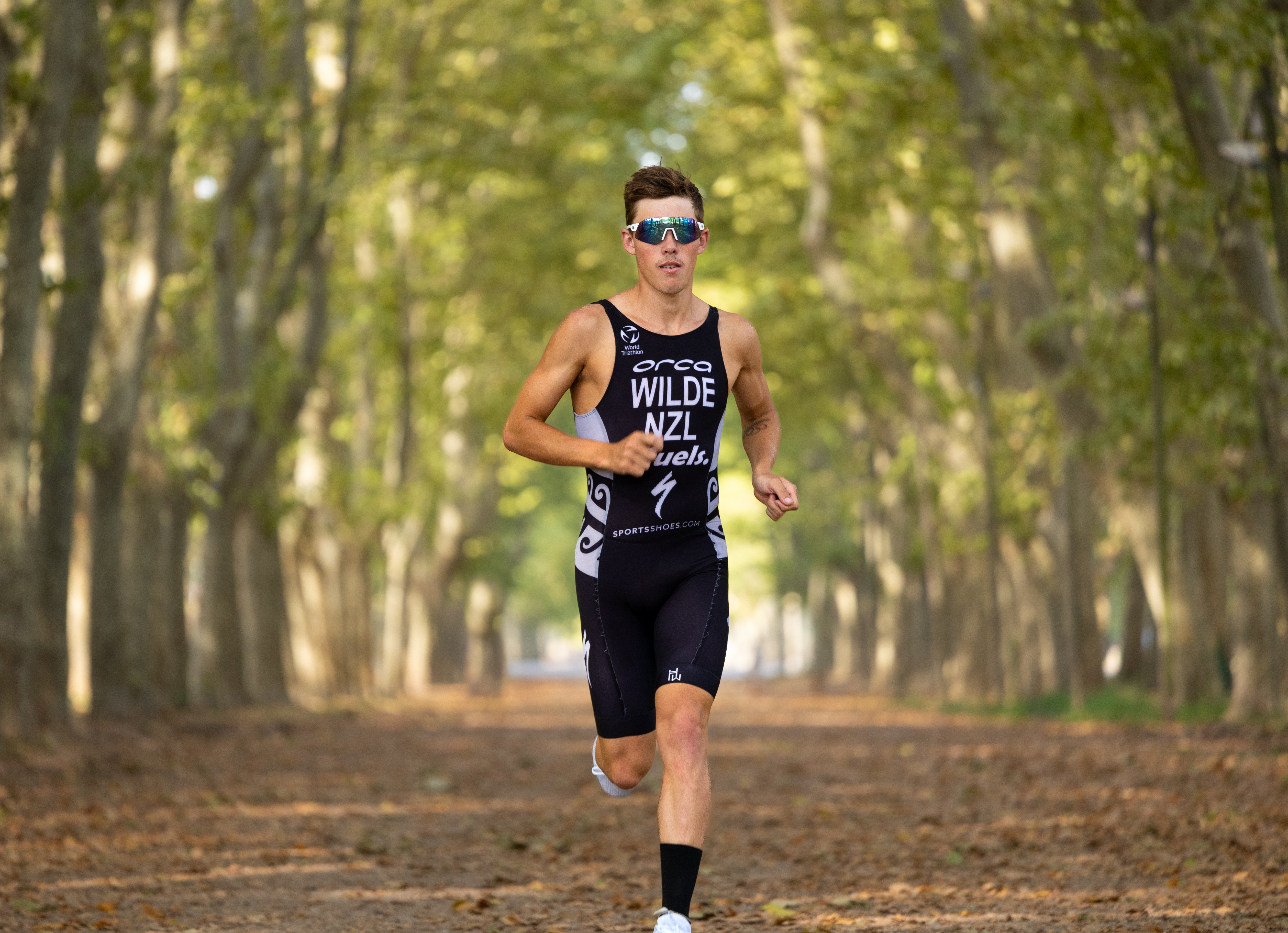 Hayden running tri suit