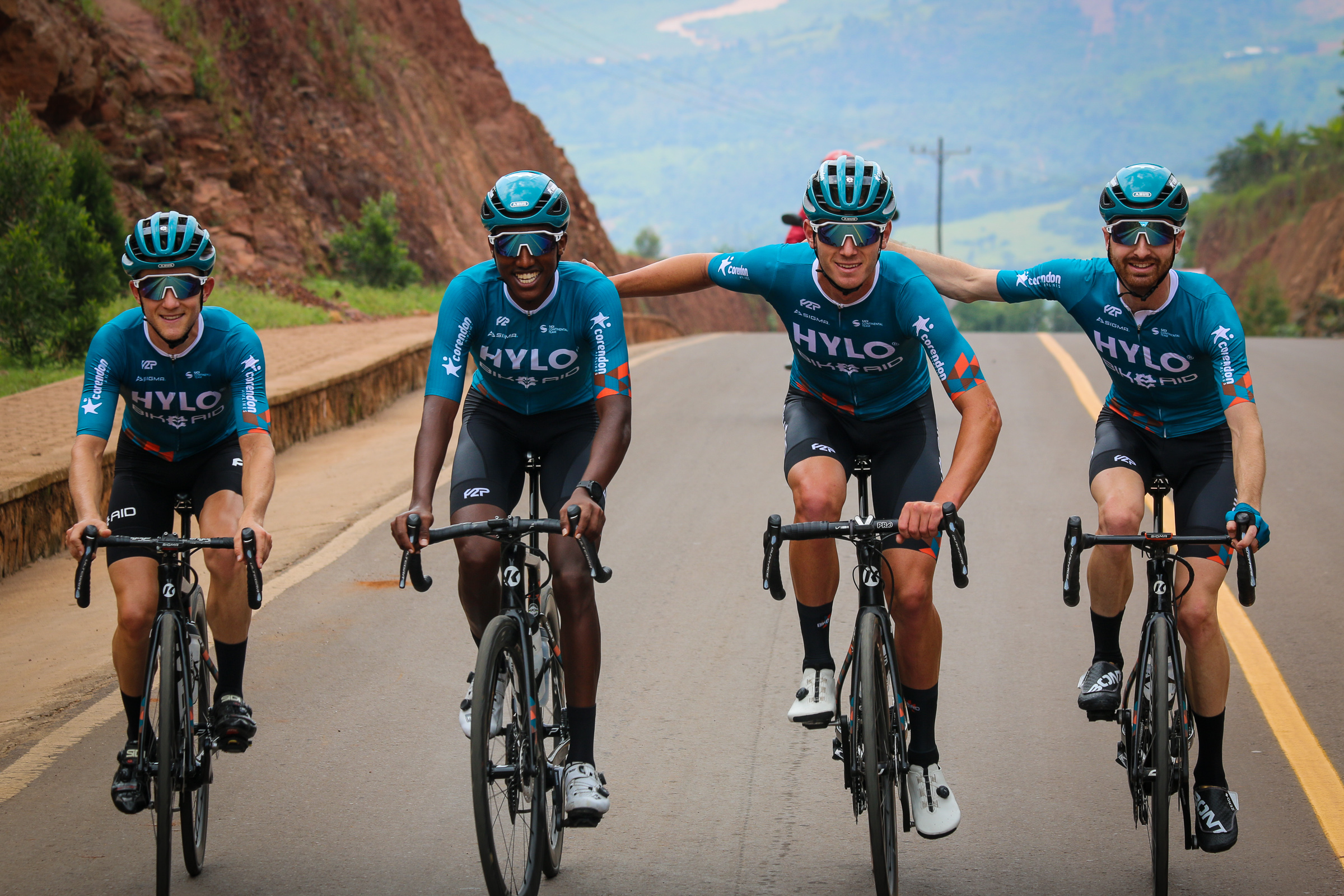 Bike aid team