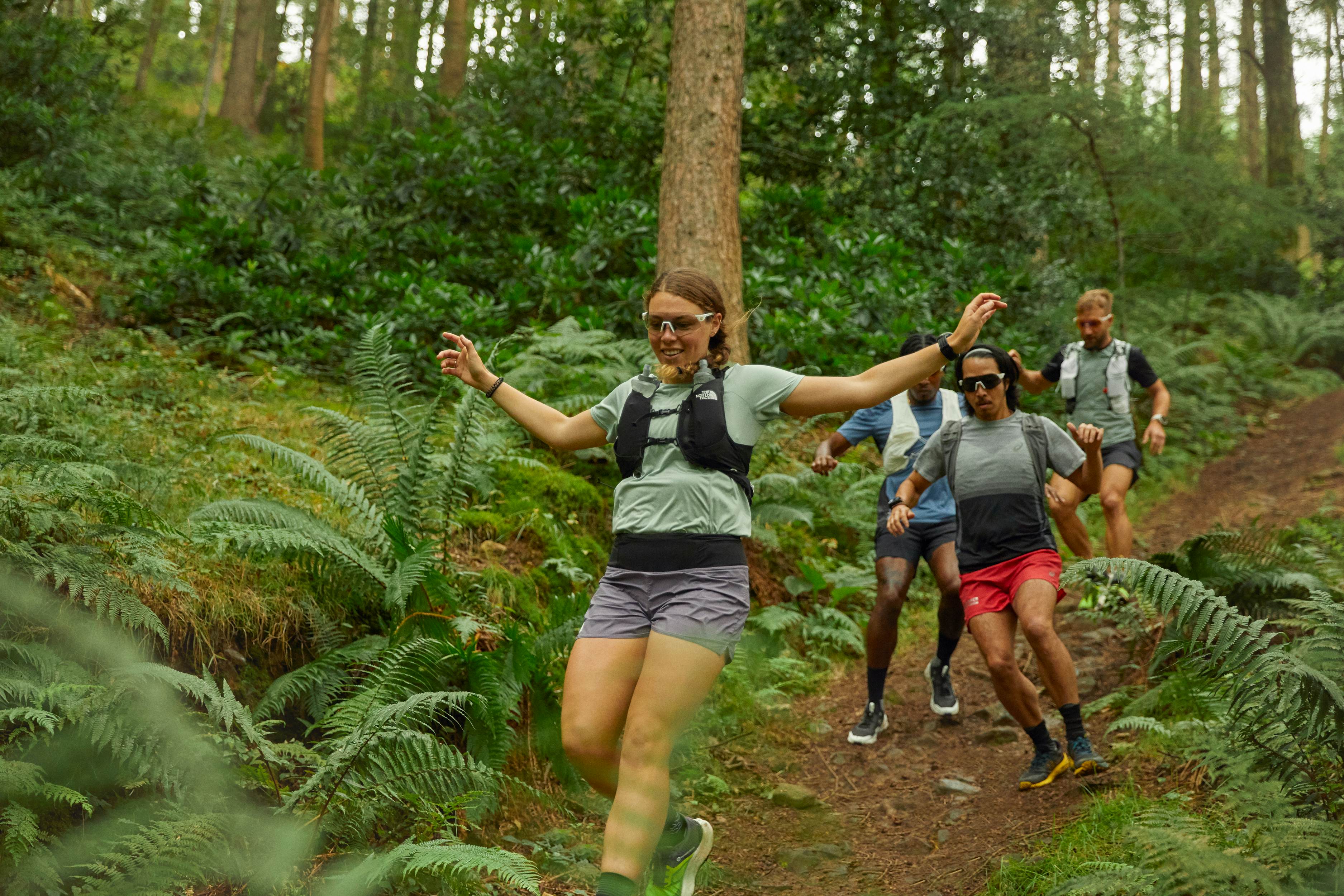 Trail Running forest