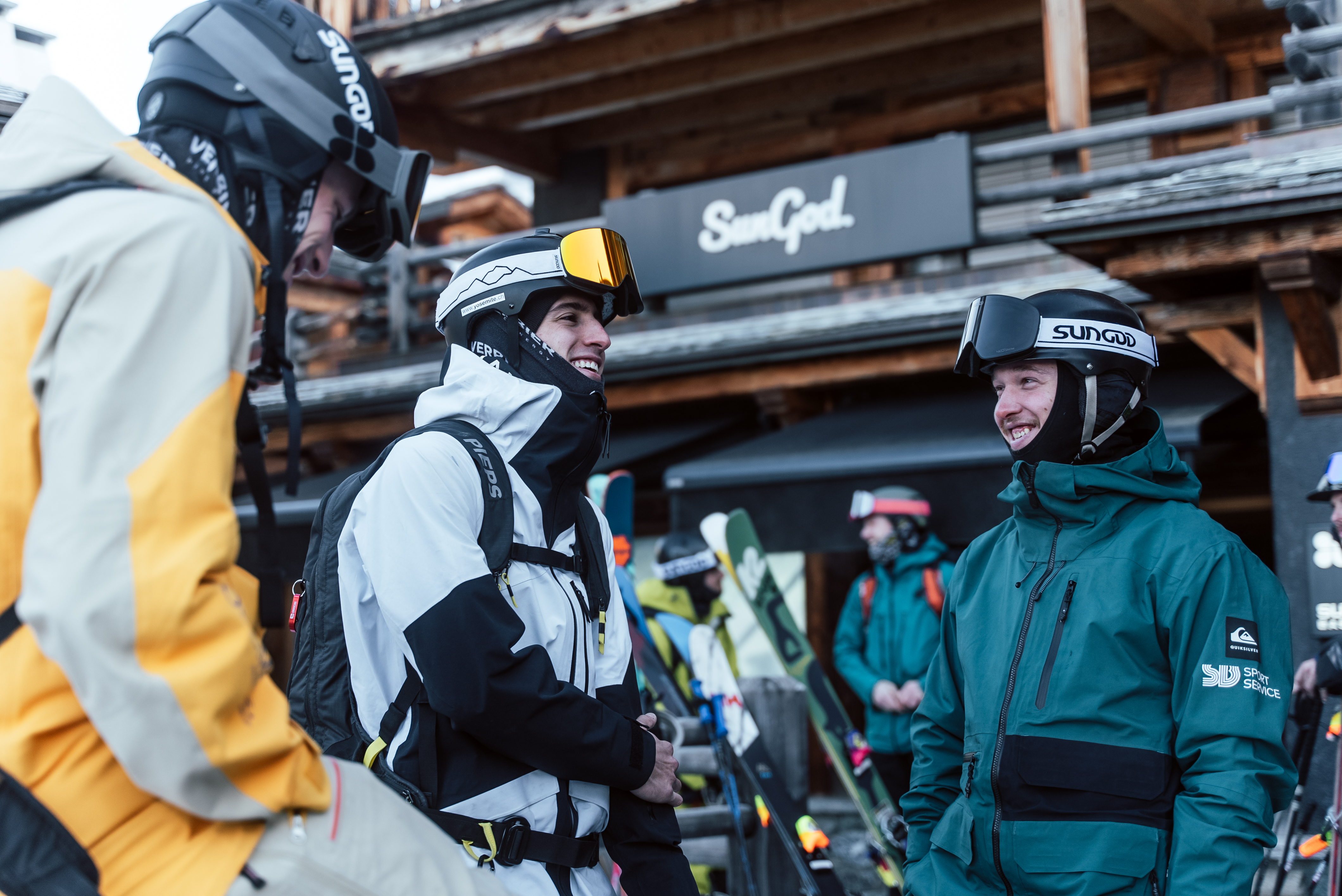 SunGod Basecamp shopfront, verbier