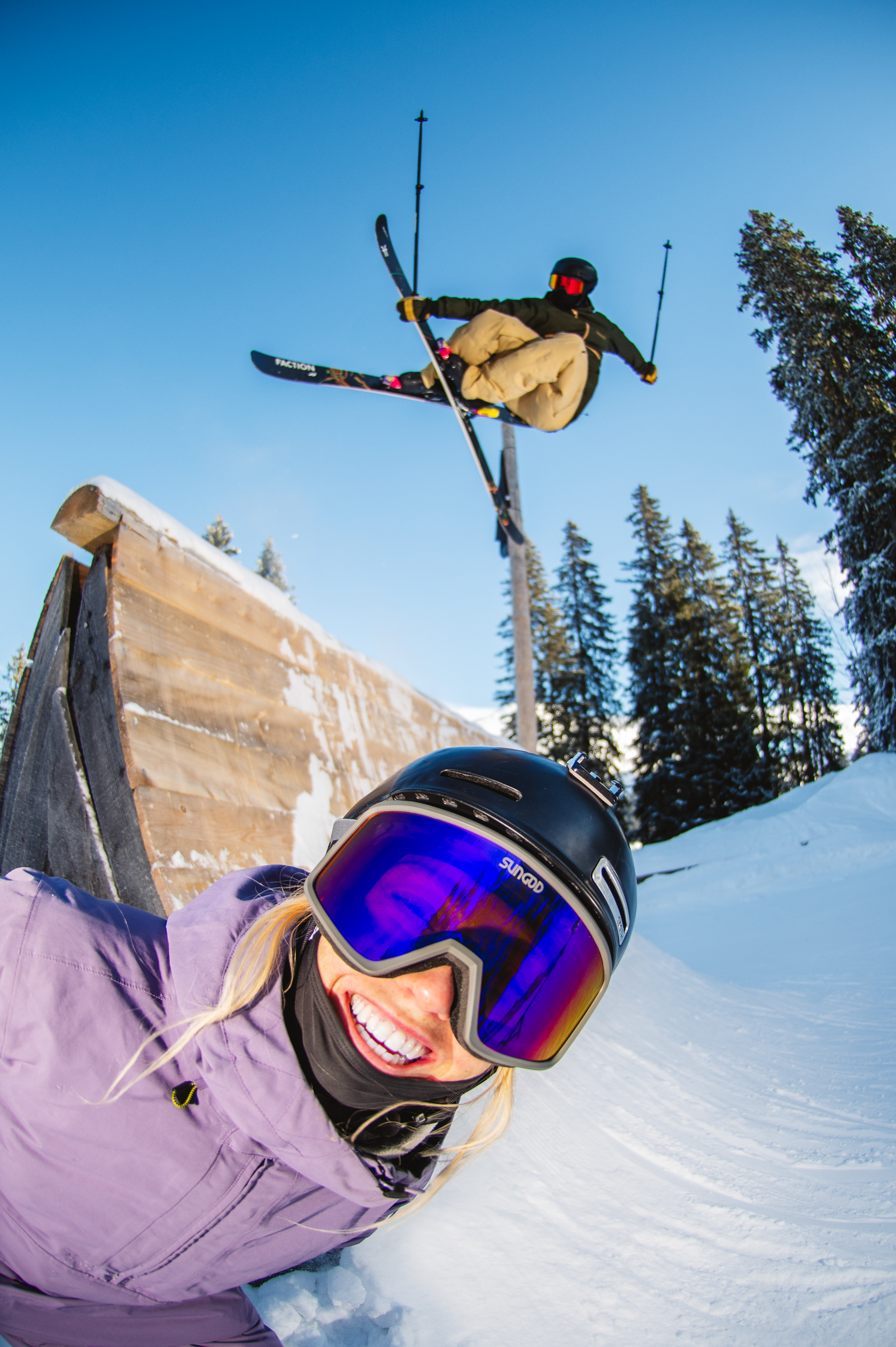 SunGod Ullrs™ goggles in action