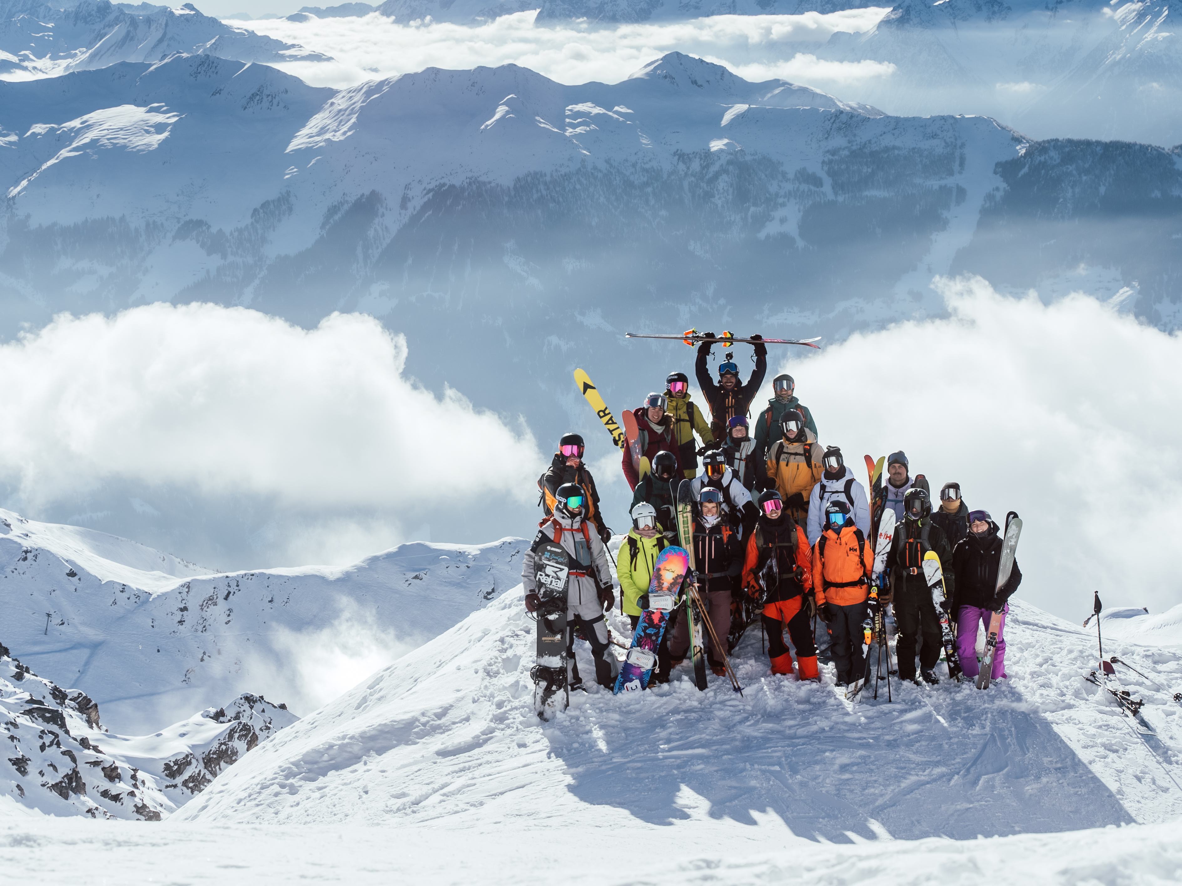 SunGod Ambassadors in Verbier