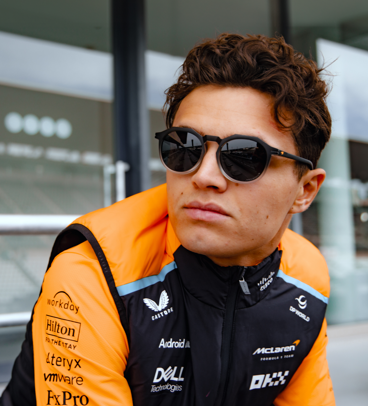 Lando Norris wears Limited Edition McLaren Zephyrs™