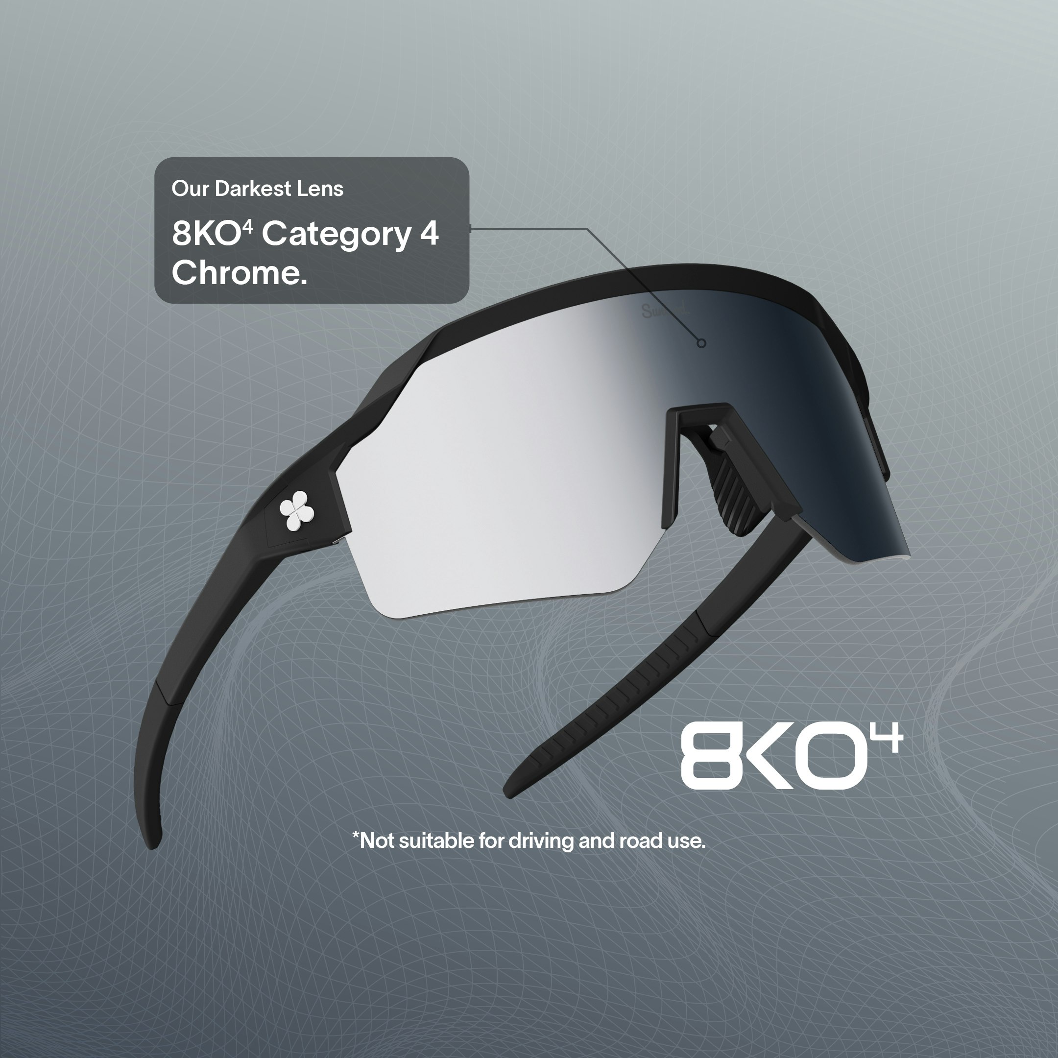 8KO4: Our Darkest Lens. Category 4. Not suitable for driving and road use.