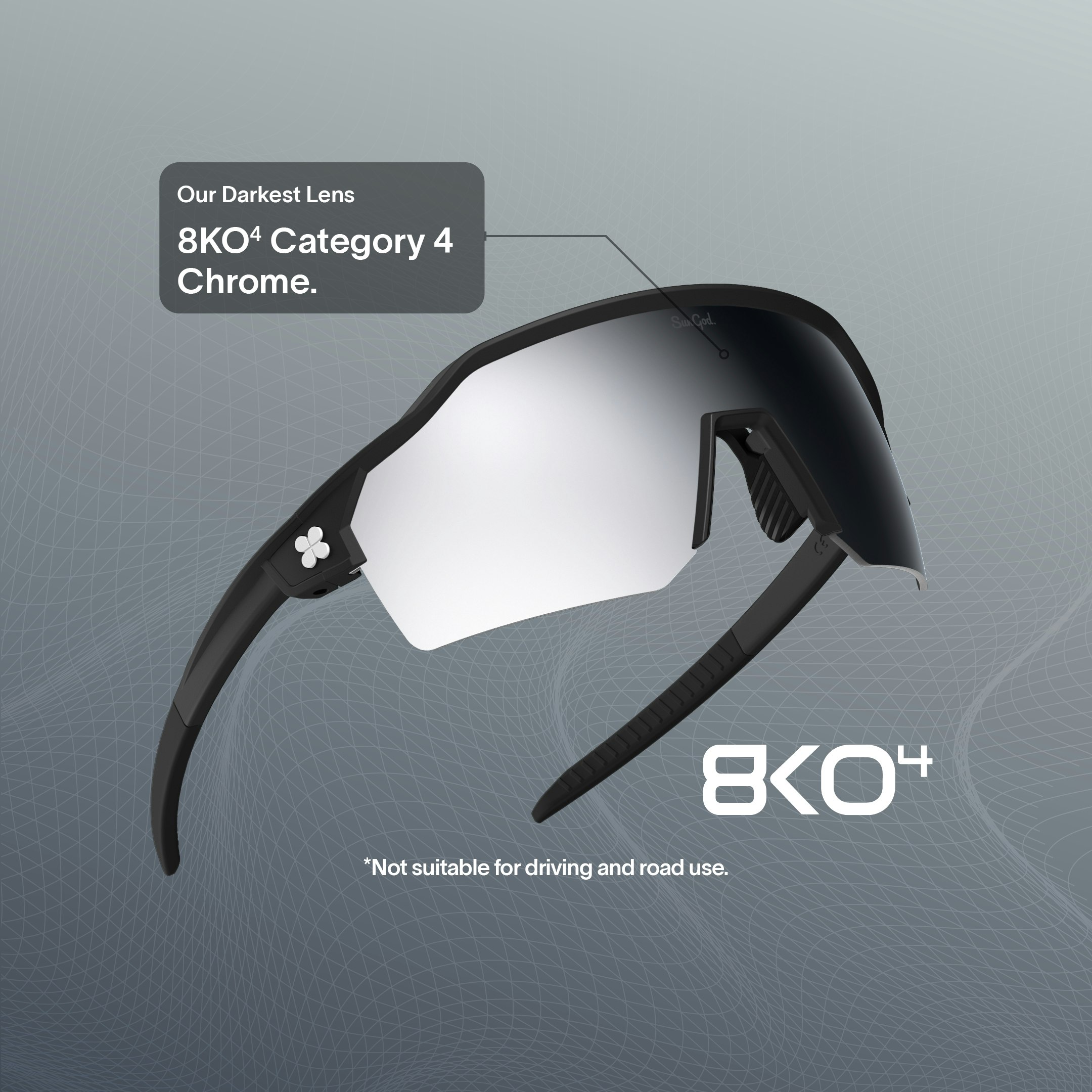8KO4: Our Darkest Lens. Category 4. Not suitable for driving and road use.