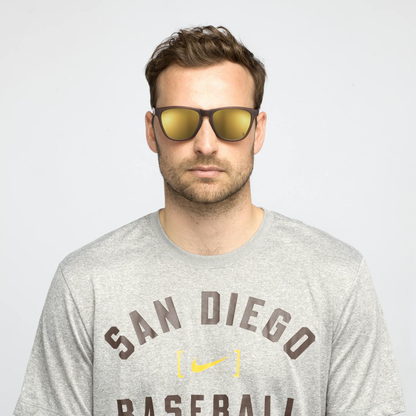 Male model wearing San Diego Padres Classics