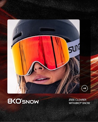 8KO®snow: the best Goggles out there. 🚀⁠
⁠
Our Industry-leading 8KO®snow 1.5mm Nylon Lens Technology provides Tougher, Lighter, Clearer Lenses for superior optical clarity and durability for your mountain rides.⁠
⁠
Shop now in the link in bio.⁠
⁠
#seebetter⁠