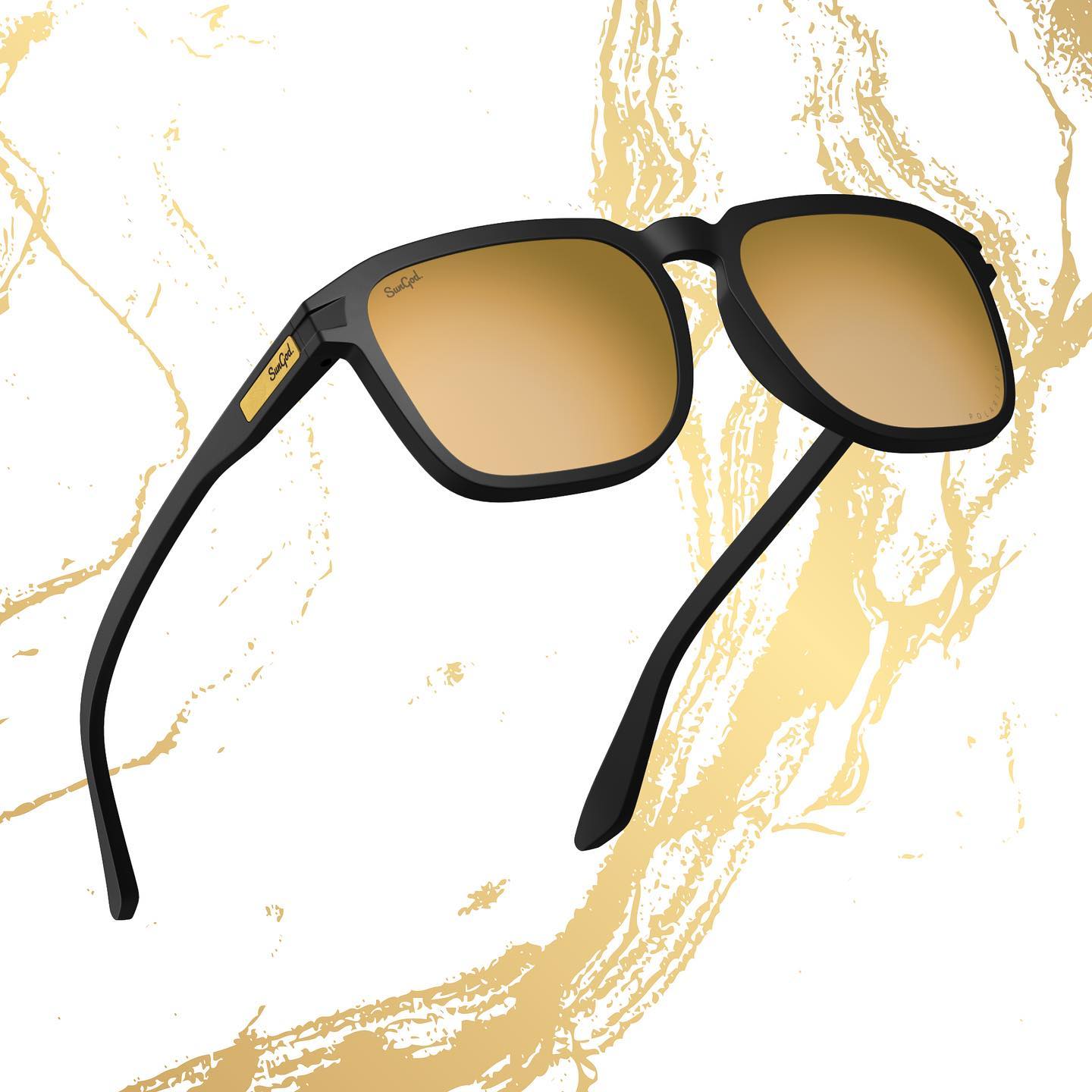 SunGod Tokas スクエアサングラス 黒　イギリスブランド SunGod Tokas™ Sunglasses | SunGod. See Better.