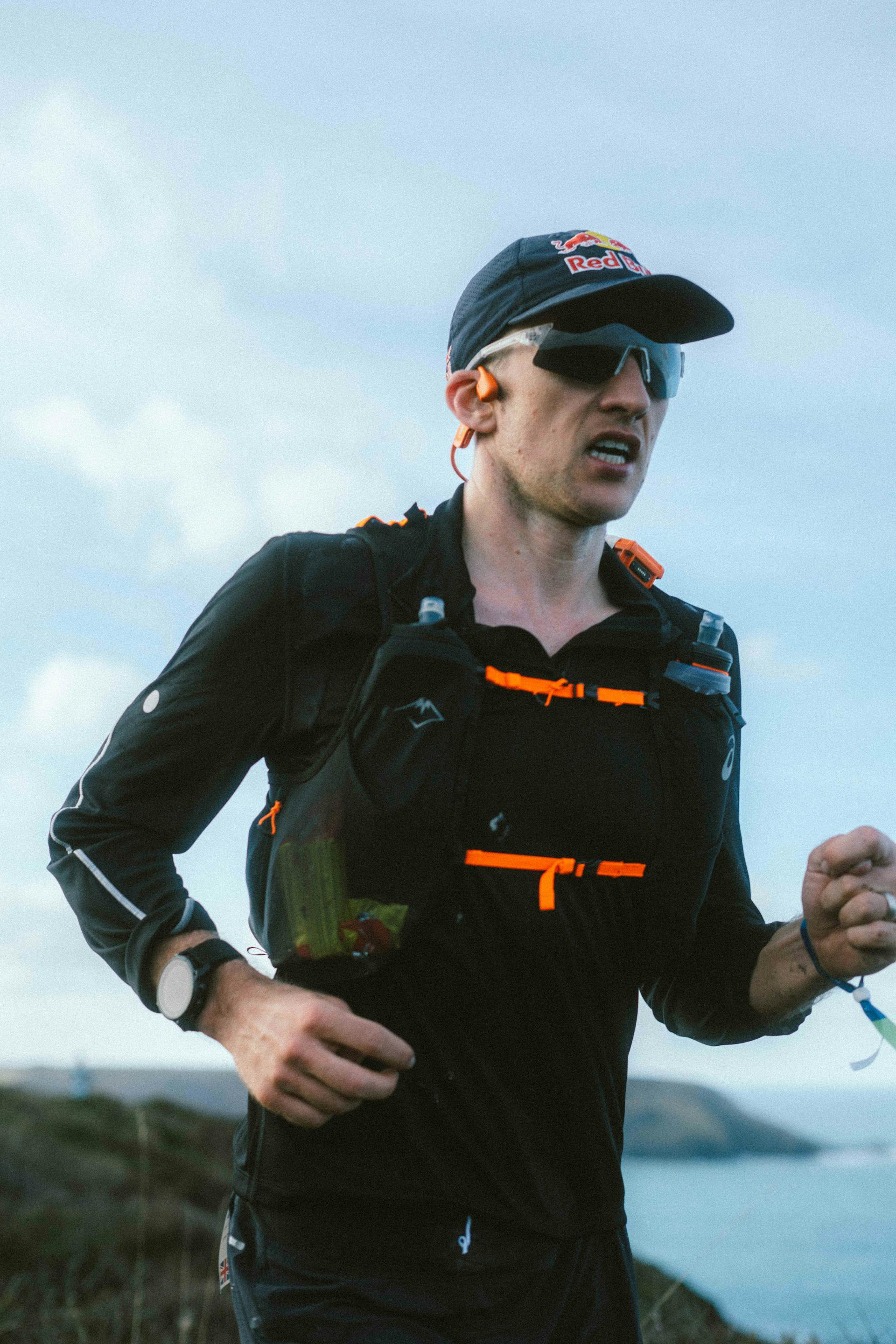 Tom Evans wears SunGod Sunglasses at Arc of Attrition