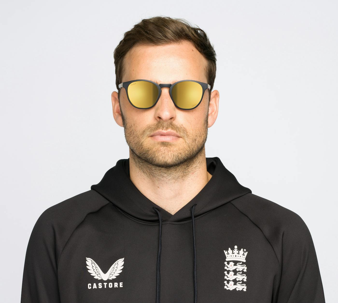 Male model wearing Miras ECB Sunglasses