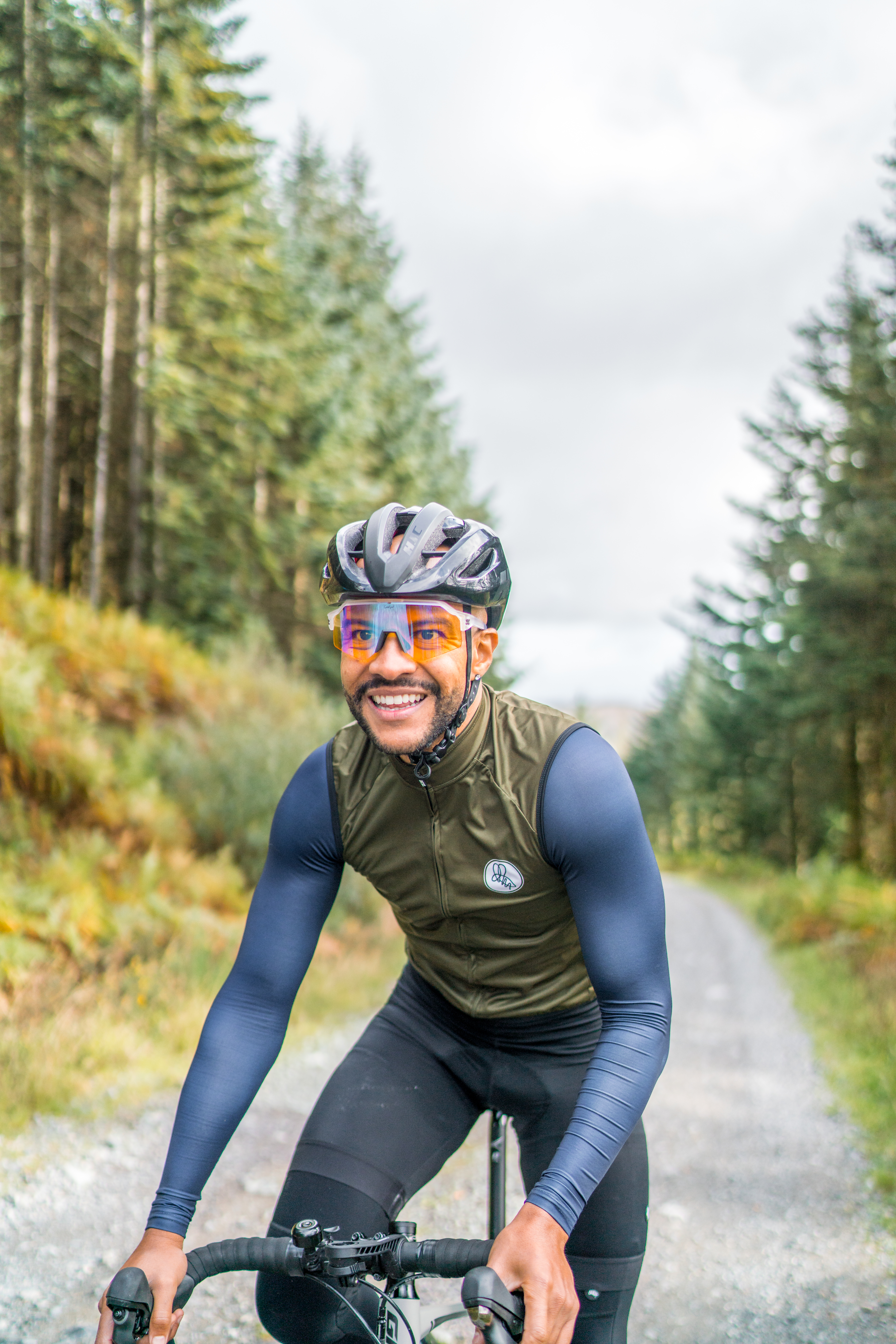 Man cycling in IRIS Vulcans