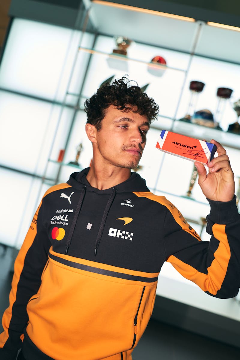 Lando Norris with SunGod Silverstone