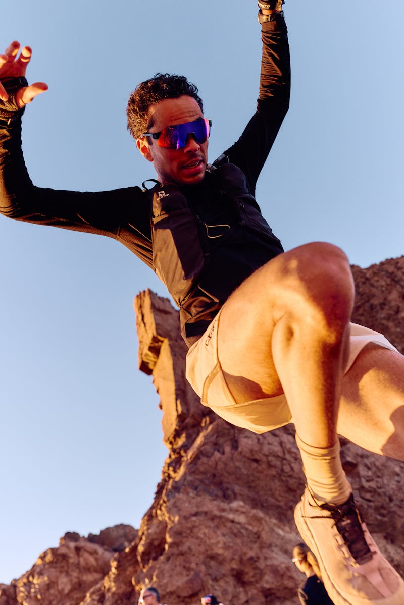 Man jumping in SunGods