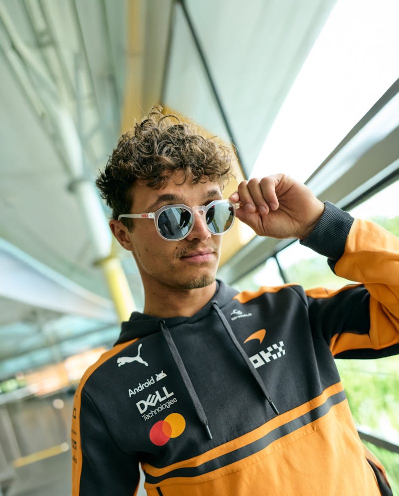 Lando Norris with SunGod Silverstone