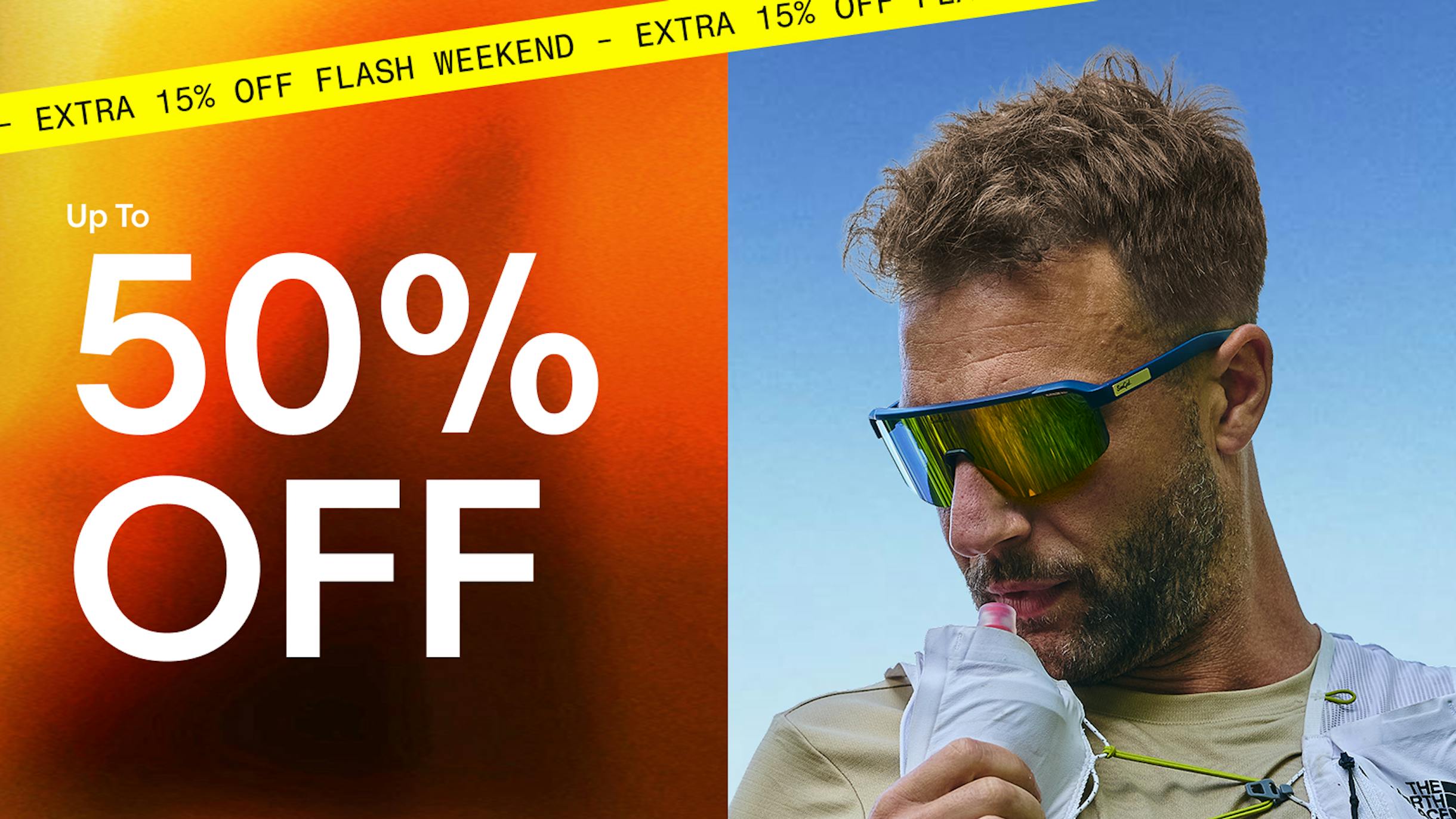 SunGod Flash Sale 50% Banner