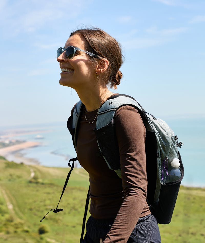 Woman hiking in SunGod