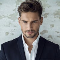 male model head shot
