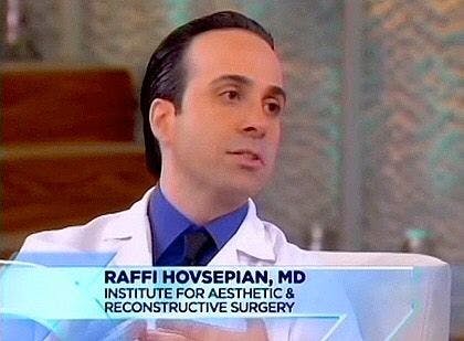 an image of Dr. Hovsepian on TV