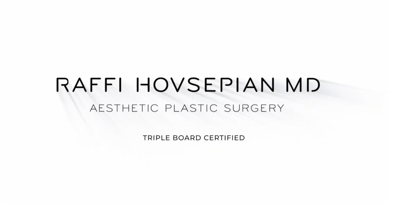 An image of the Raffi Hovsepian MD logo