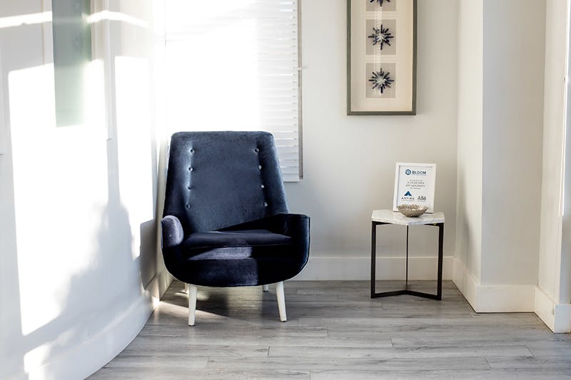 an image of a spot in the office waiting area