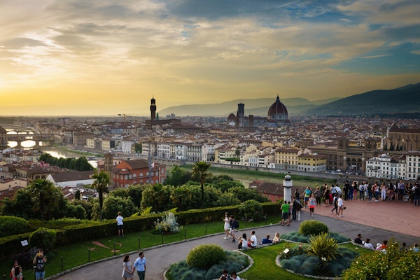 Piazzale Michelangelo, il Tramonto