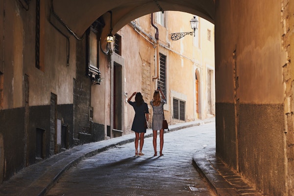 Costa de Magnoli, dietro Ponte Vecchio