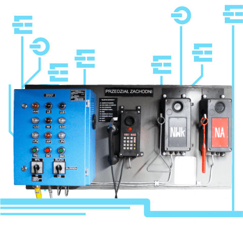 Iskrobezpieczne urządzenia sygnalizacji i łączności szybowej 