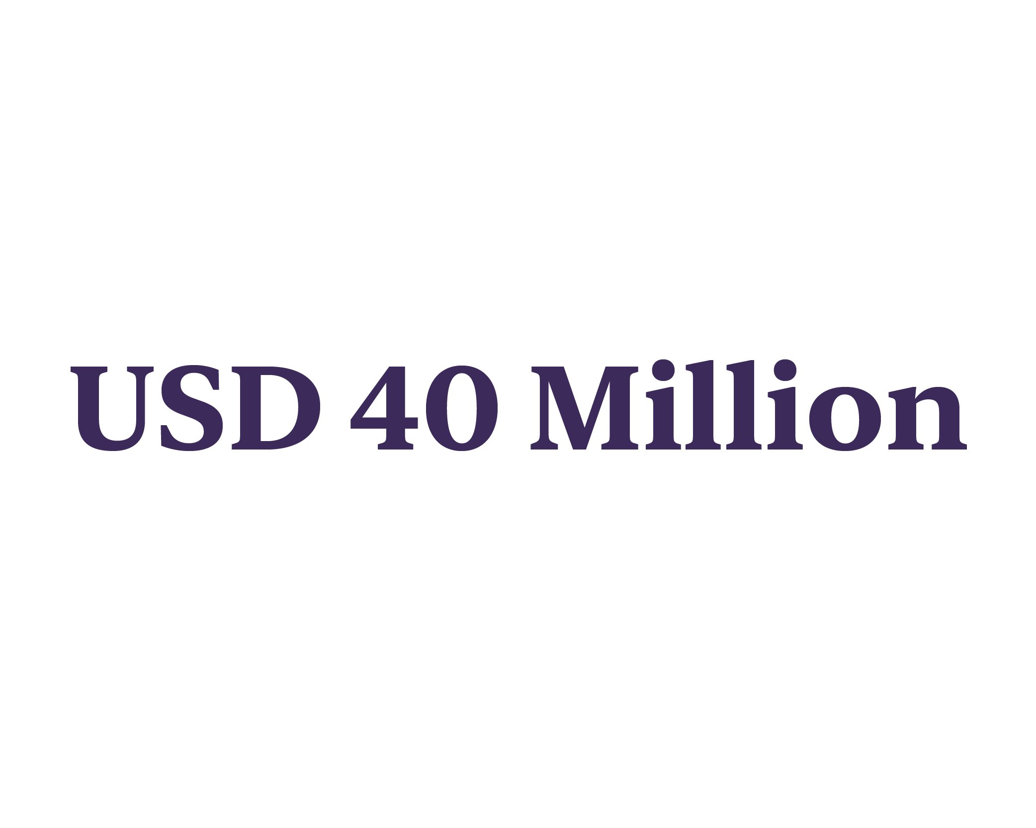 Announced USD40 Million Funding
