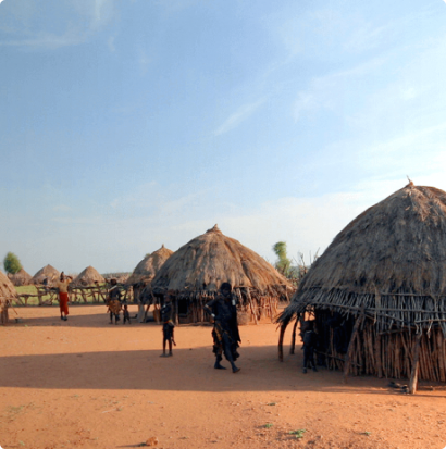 Photo village africain