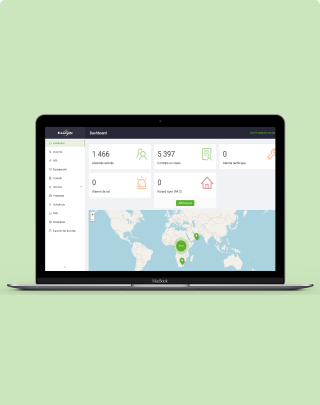 Dashboard application web