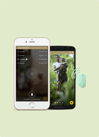 Mobile screen of Rwanda application