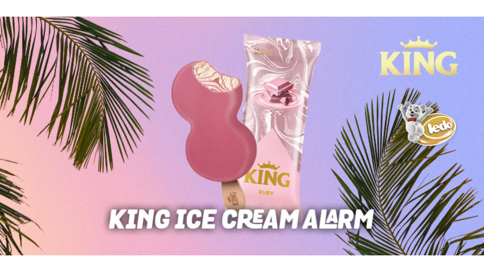 ledo king ruby ice cream alarm