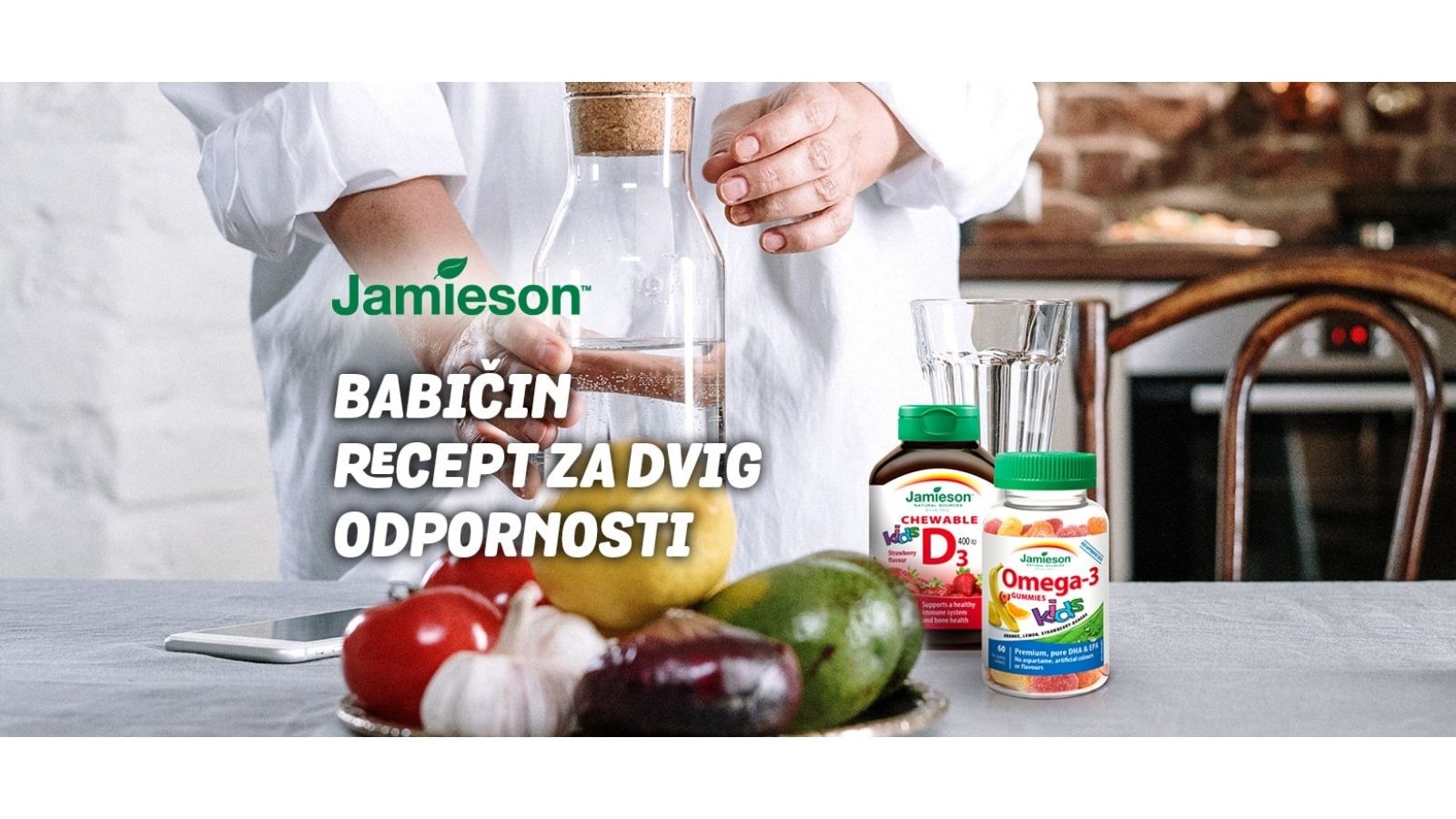 priprava recepta za dvig odpornosti in vitamini jamieson