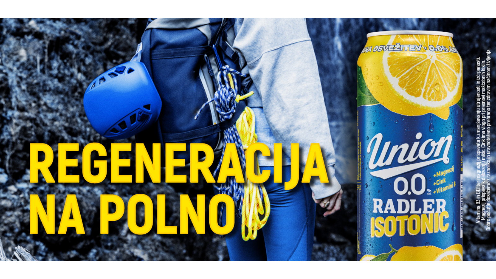 Po športu prija Union Radler 0.0 ISOTONIC
