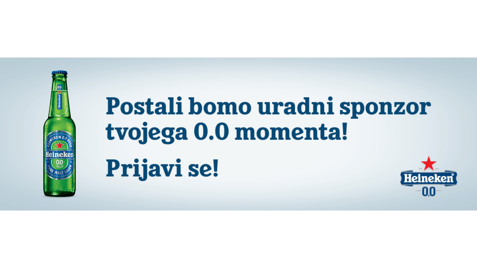 prijavi se za Heineken 0.0
