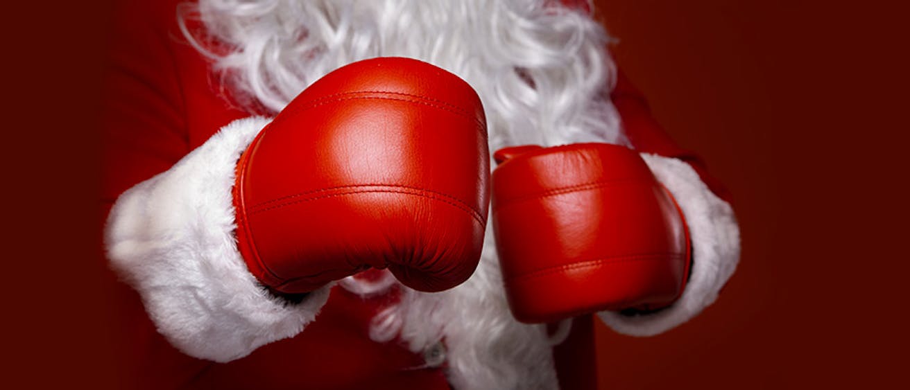 xmas countdown knockdown