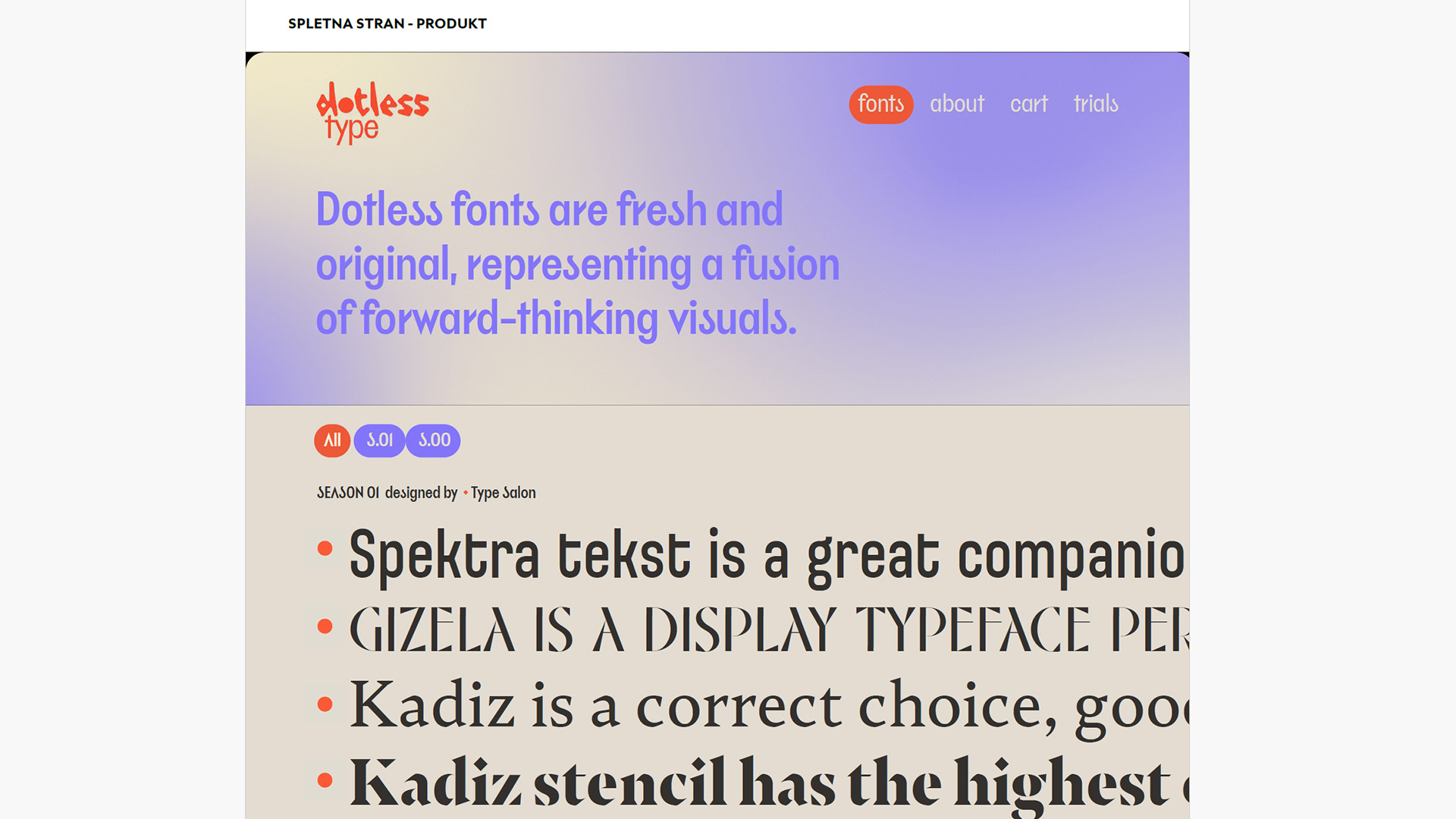 oblikovalski presežki